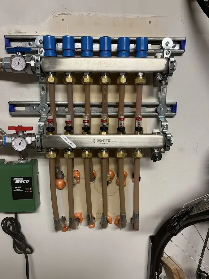 Plumber performing Leak Detection at a residential property in Fernandina Beach